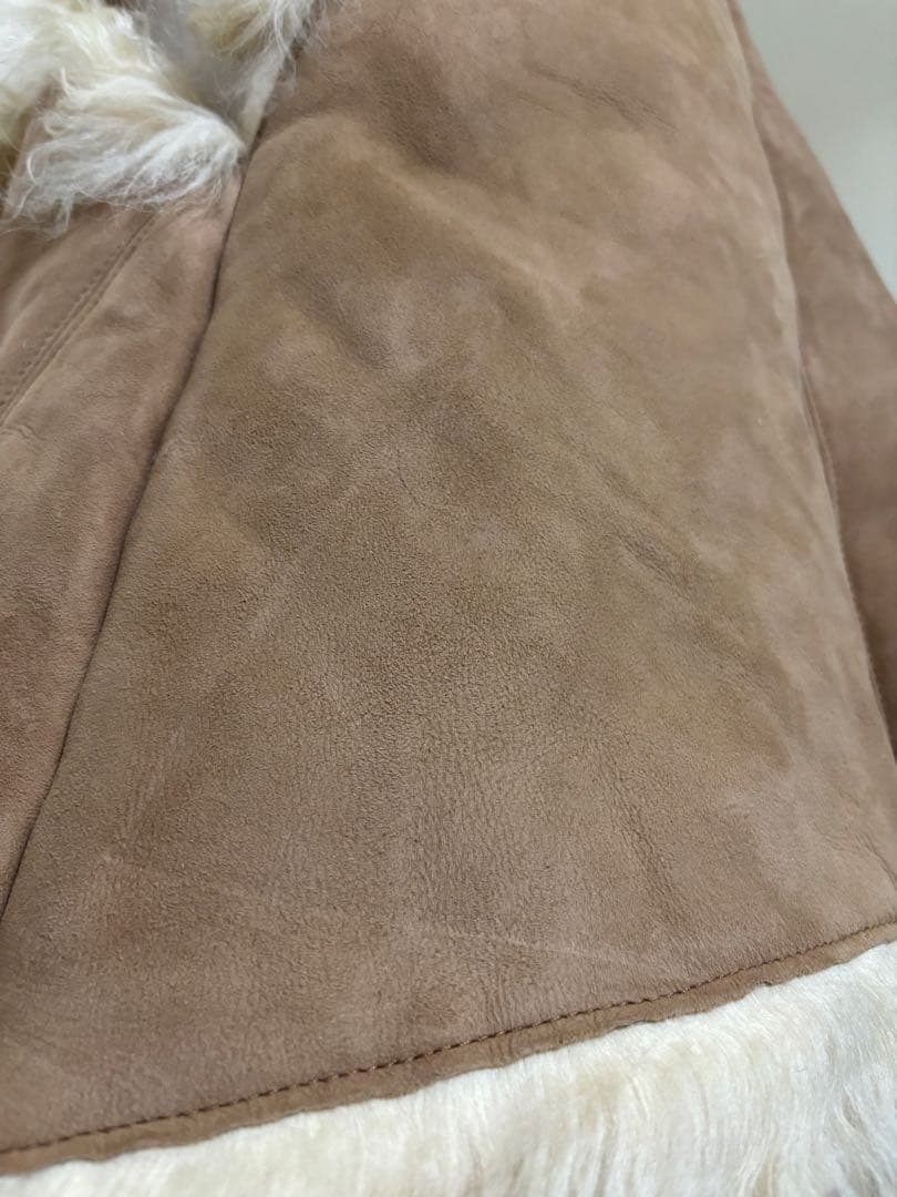 ロデオクラウンズ　rodeo crowne ムートン　毛皮　ベスト　リバーシブル