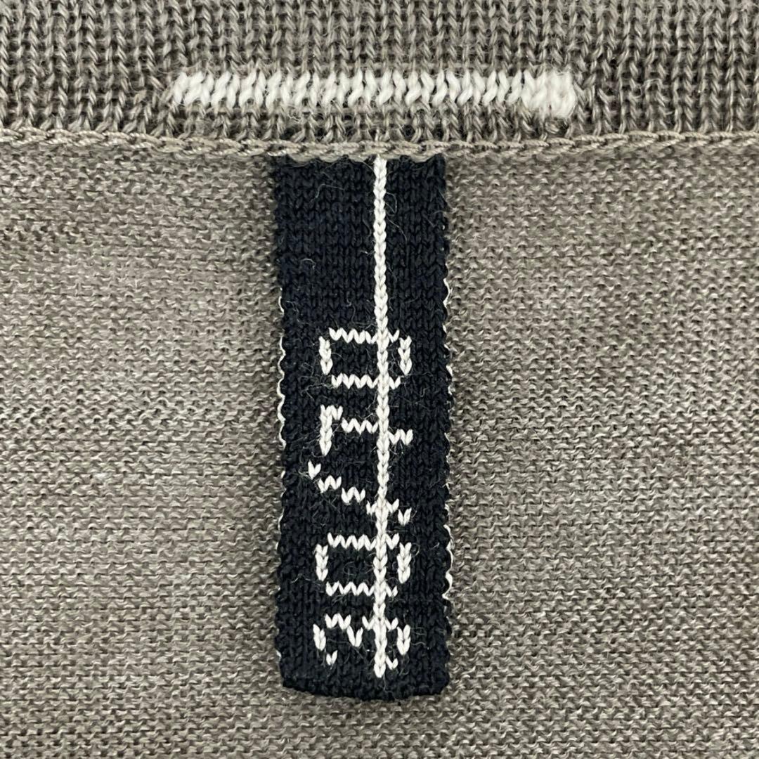 トレンタセッタンタ 30/70 ブラウン カシミヤシルク クルーネックニット48