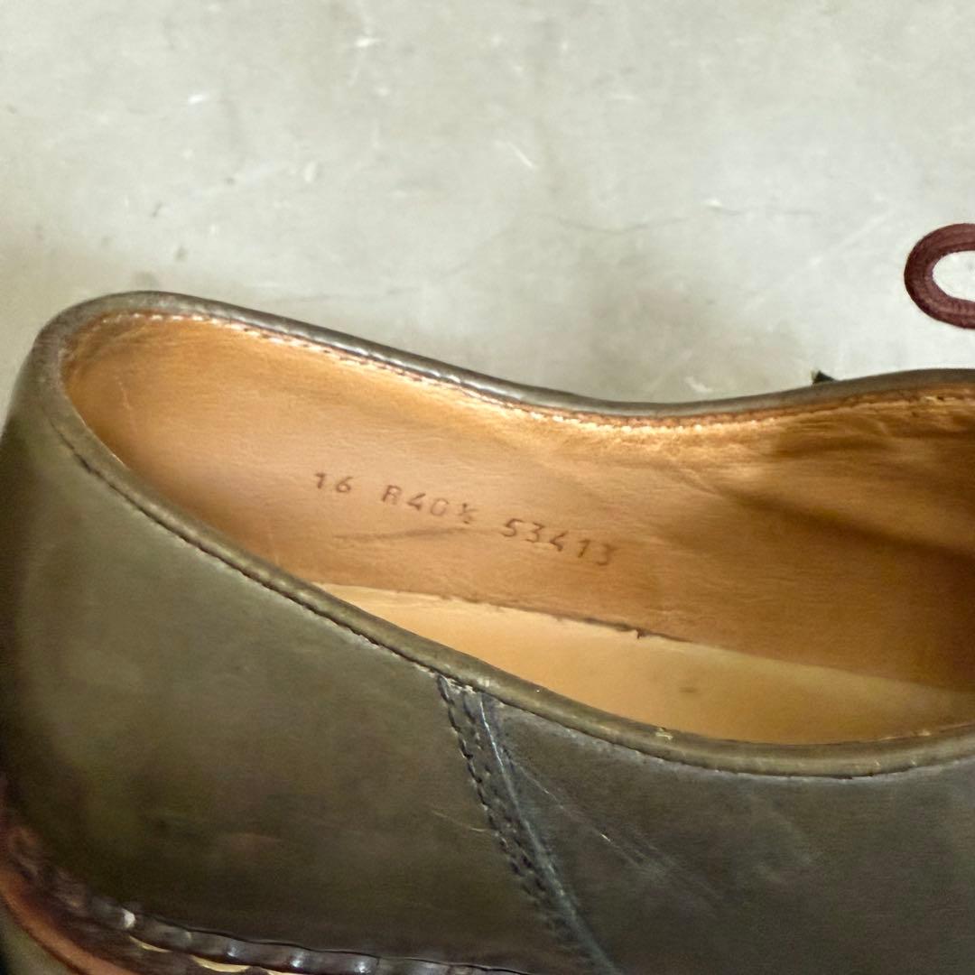 パラブーツ　ミカエル　7 オリーブ　グリーン