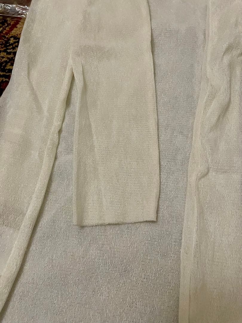 plageプラージュ 美品！ Floky Mesh シアーロンT ホワイト