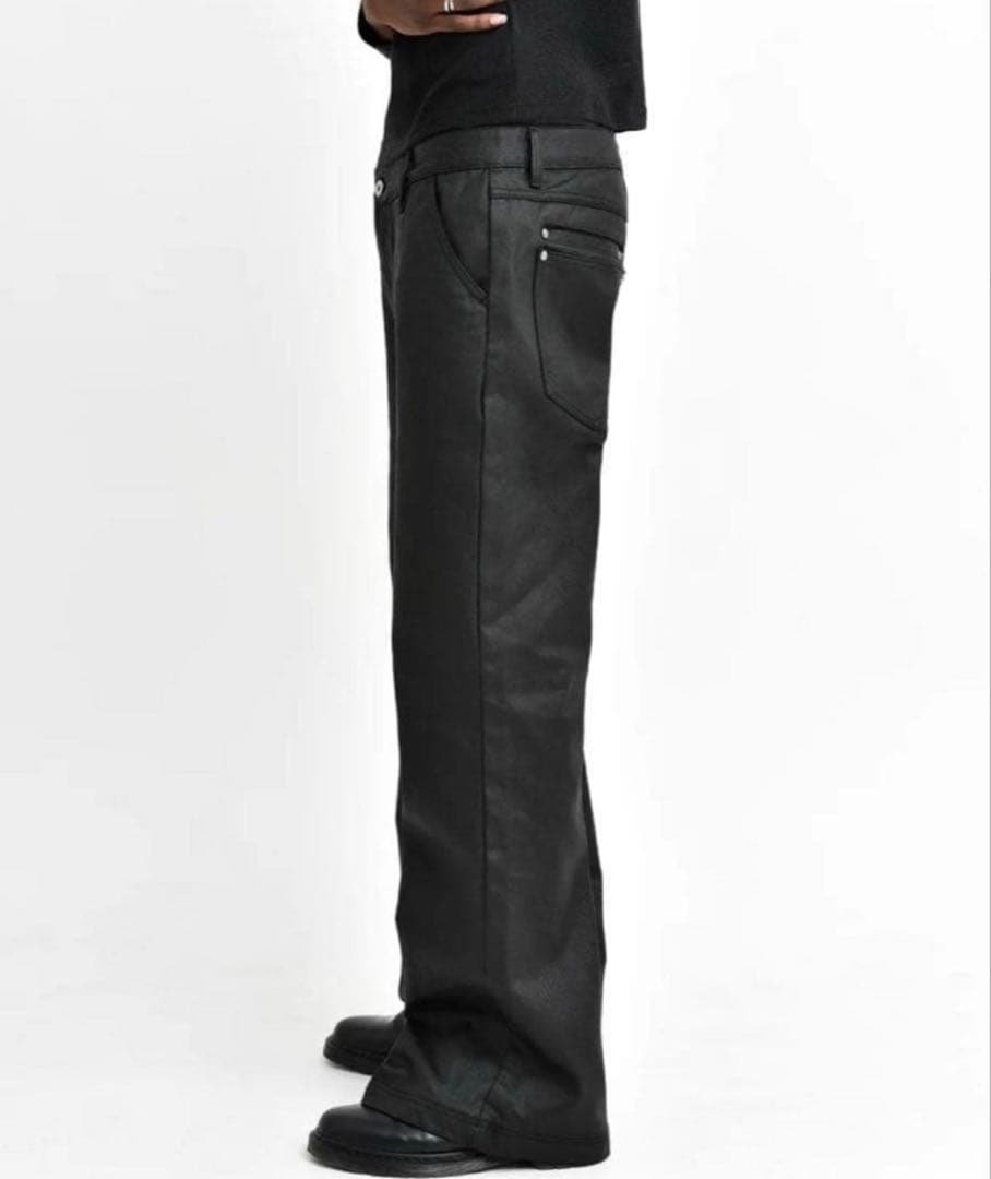 Asapmode Stacked Oil Coating Pants 値下げ可