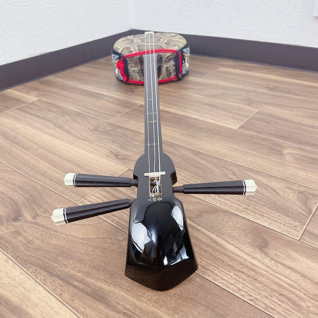 沖縄 三線 へび皮 沖縄民謡 和楽器