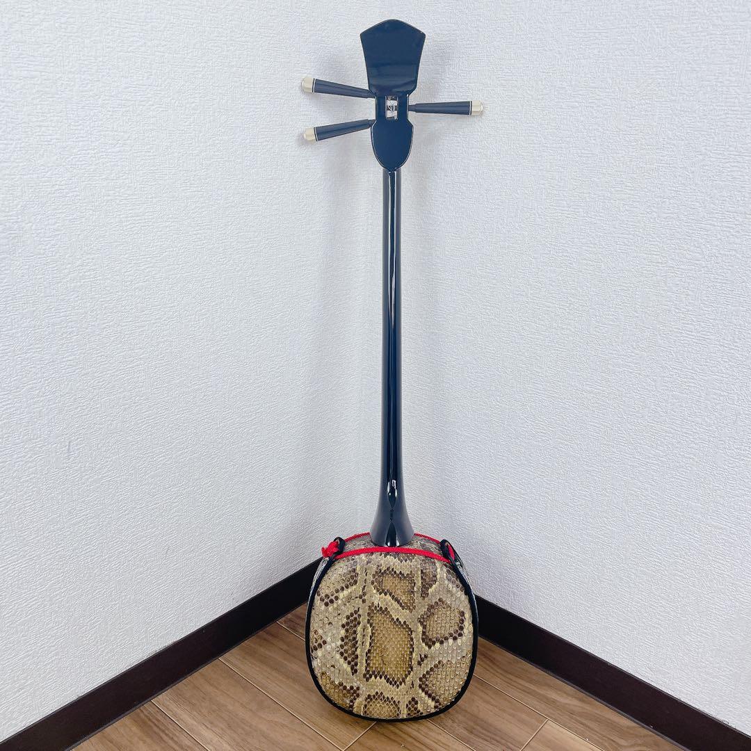 沖縄 三線 へび皮 沖縄民謡 和楽器