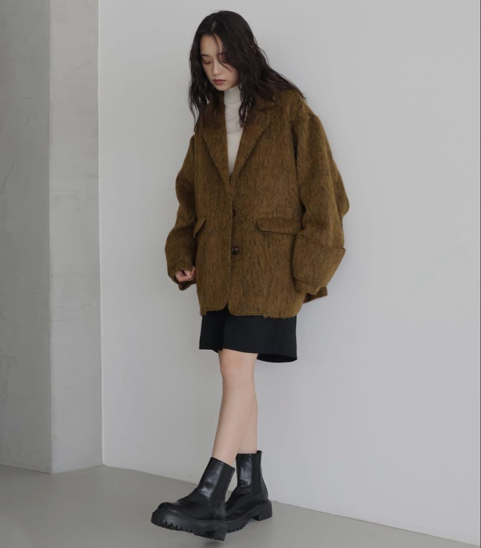 【最終値下】hellam シャギーテーラーコート