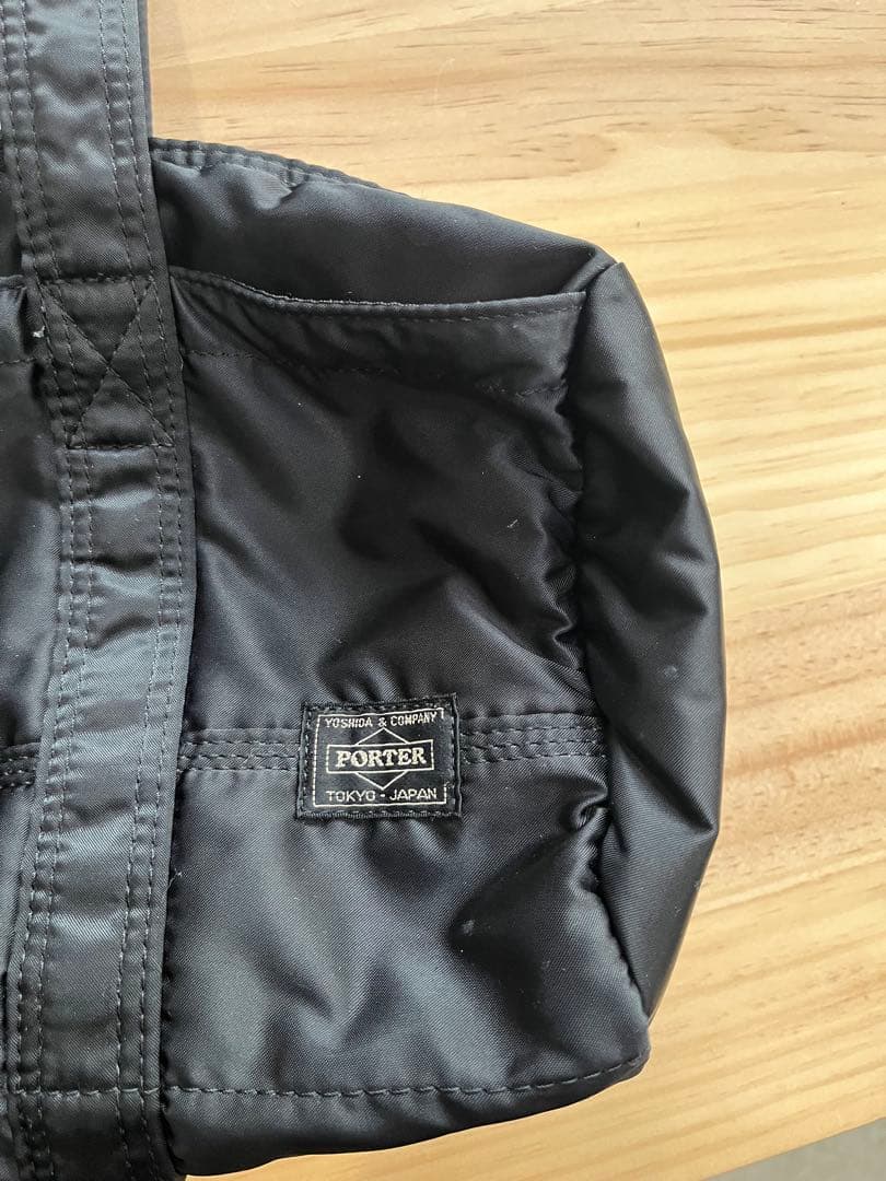 PORTER タンカー　ミニドラムバッグ ブラック