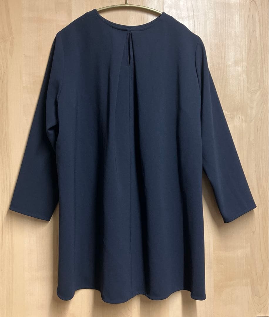ソージュ☆Aラインチュニックブラウス ネイビー M リニューアル前の完売品 美品