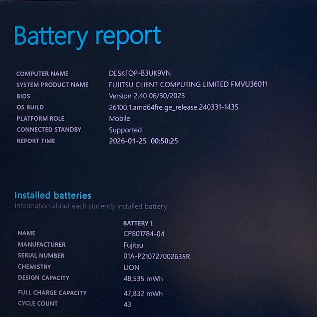 ★定番スペック★ 2021年製 15.6型 第11世代i5 富士通 FK38