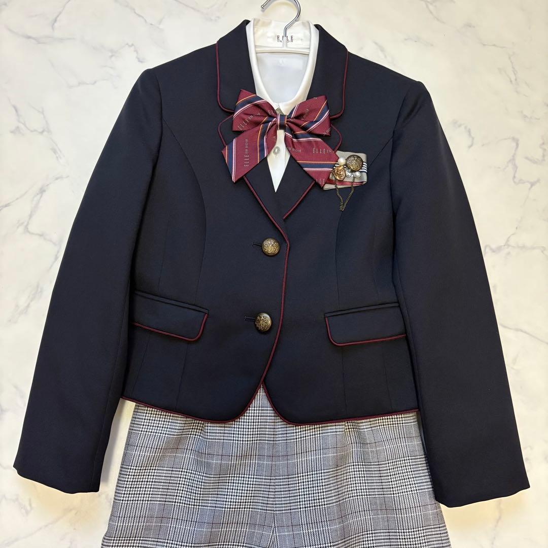 ELLE EN NOIR ブレザーワイドパンツスーツ 150 女の子 5点セット