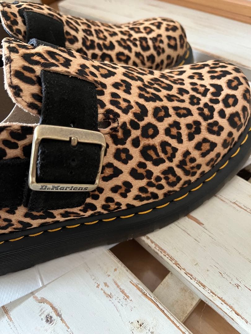 限定価格Dr. Martens JORGEⅡ UK７レオパード　ヒョウ柄