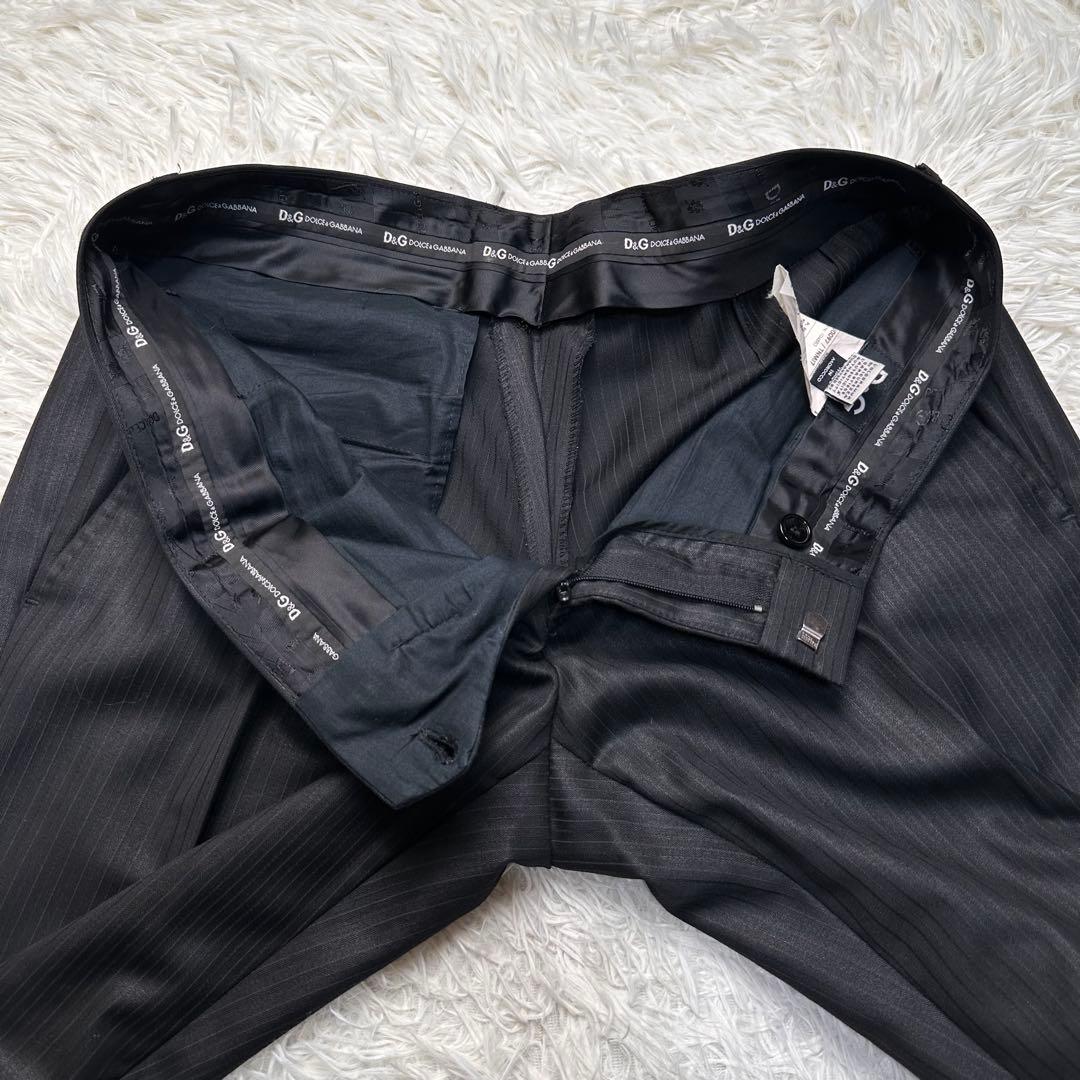 極美品 D&G ドルチェ＆ガッバーナ セットアップ 光沢 総柄 総裏 48