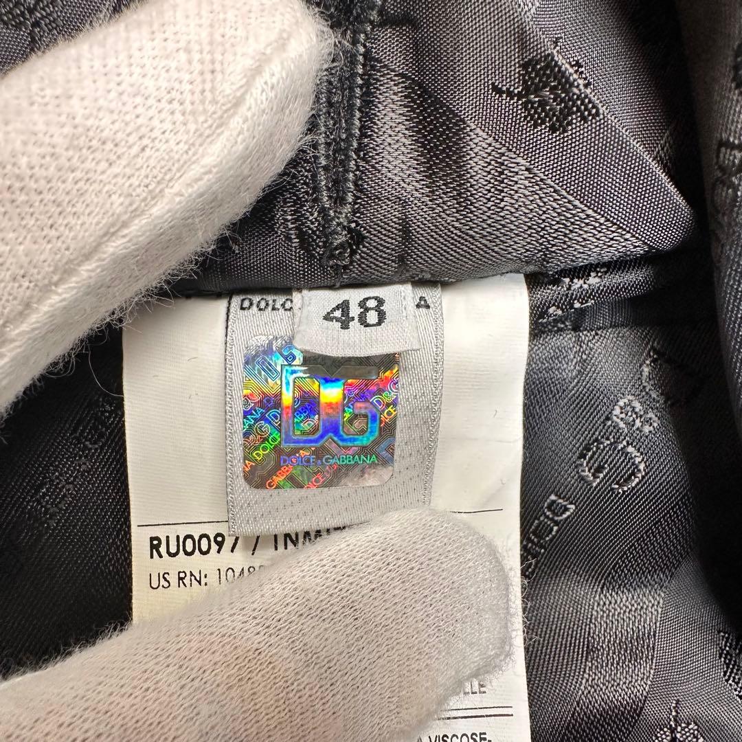 極美品 D&G ドルチェ＆ガッバーナ セットアップ 光沢 総柄 総裏 48