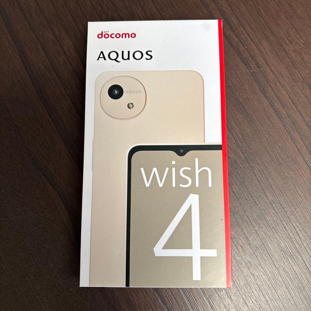 AQUOS wish 4 SH-52E ホワイト