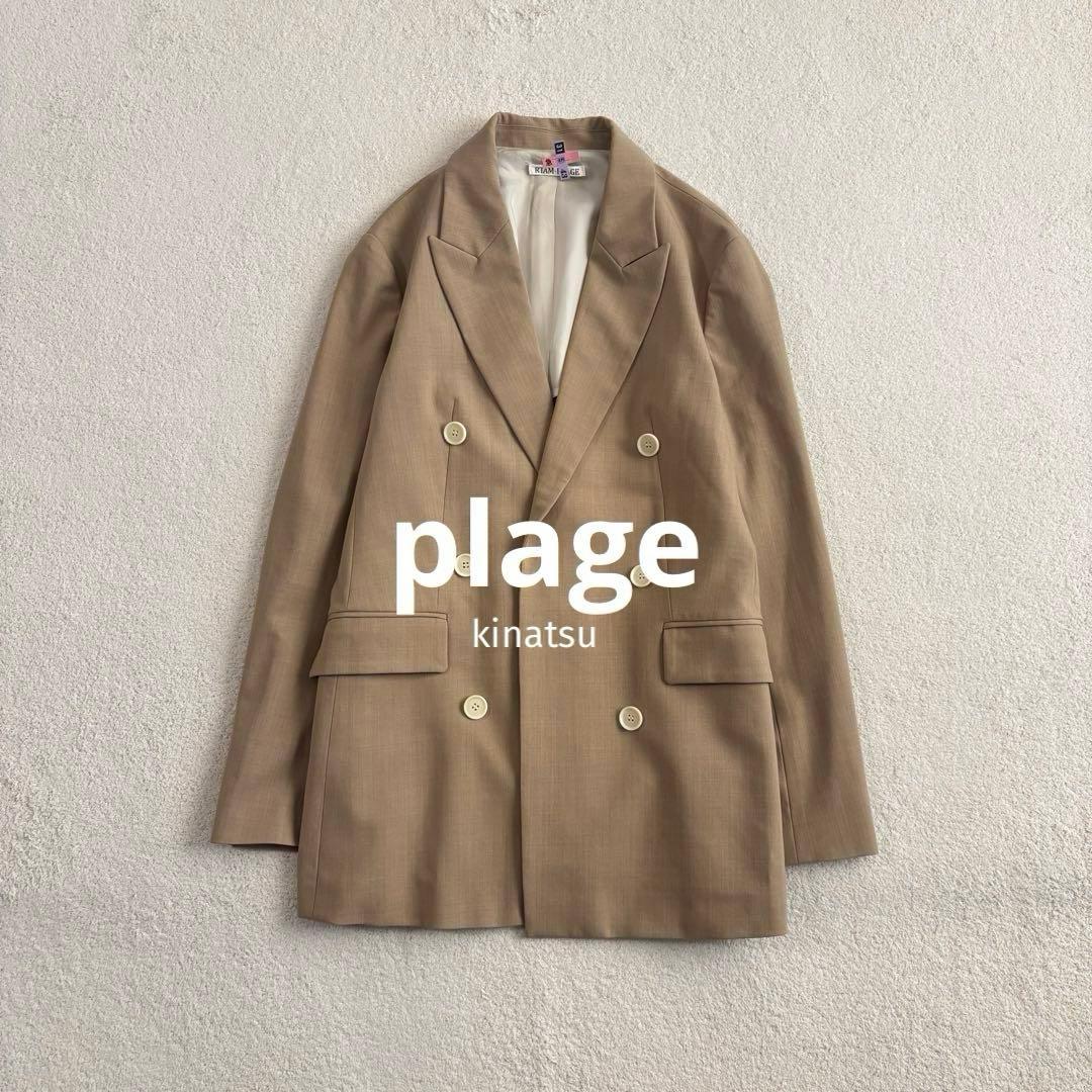plage 【R’IAM】W LIKE ジャケット　38 テーラード　23AW