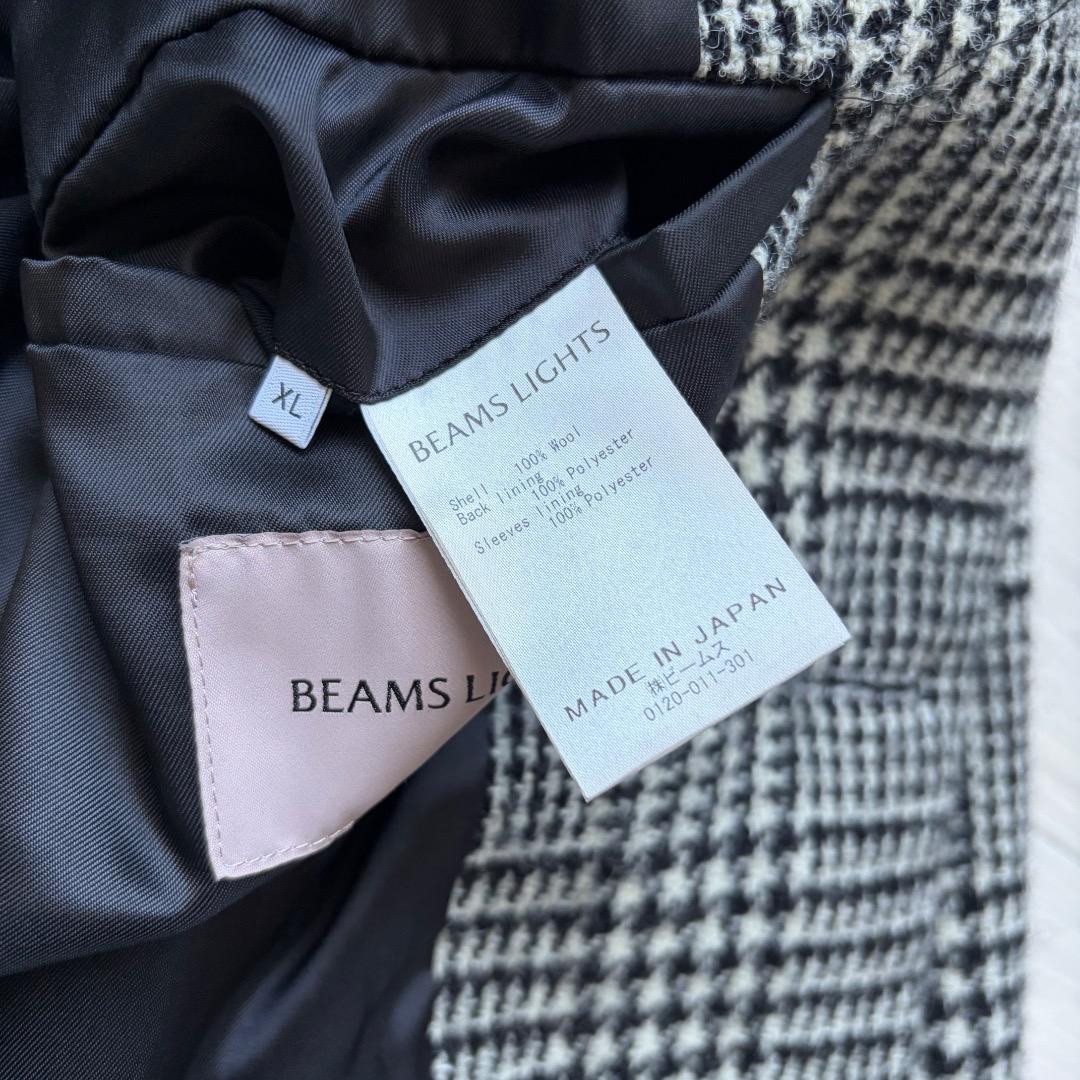 BEAMS LIGHTS × Harris Tweed ウールジャケット XL