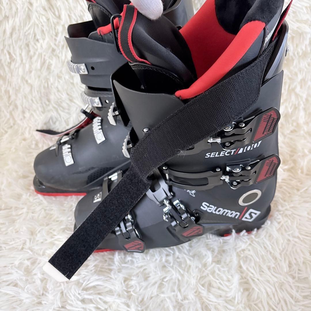 サロモン　メンズ　スキーブーツ　スノボ　26 美品　雪山　ブラック　黒　100