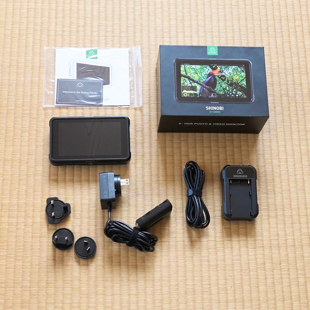 Atomos Shinobi モニター 充電器付き