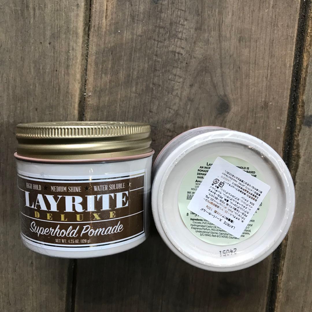 LAYRITE Superhold Pomade 4.25oz 4個セット