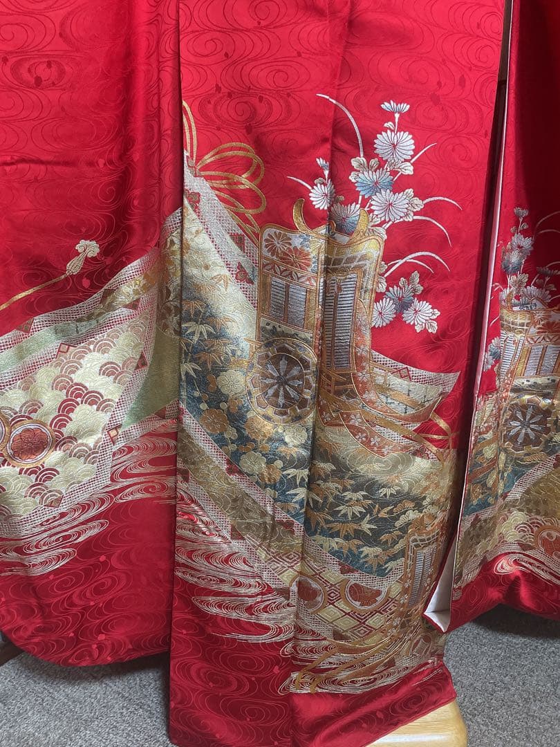 振袖６点セット京友禅金箔仕上げ