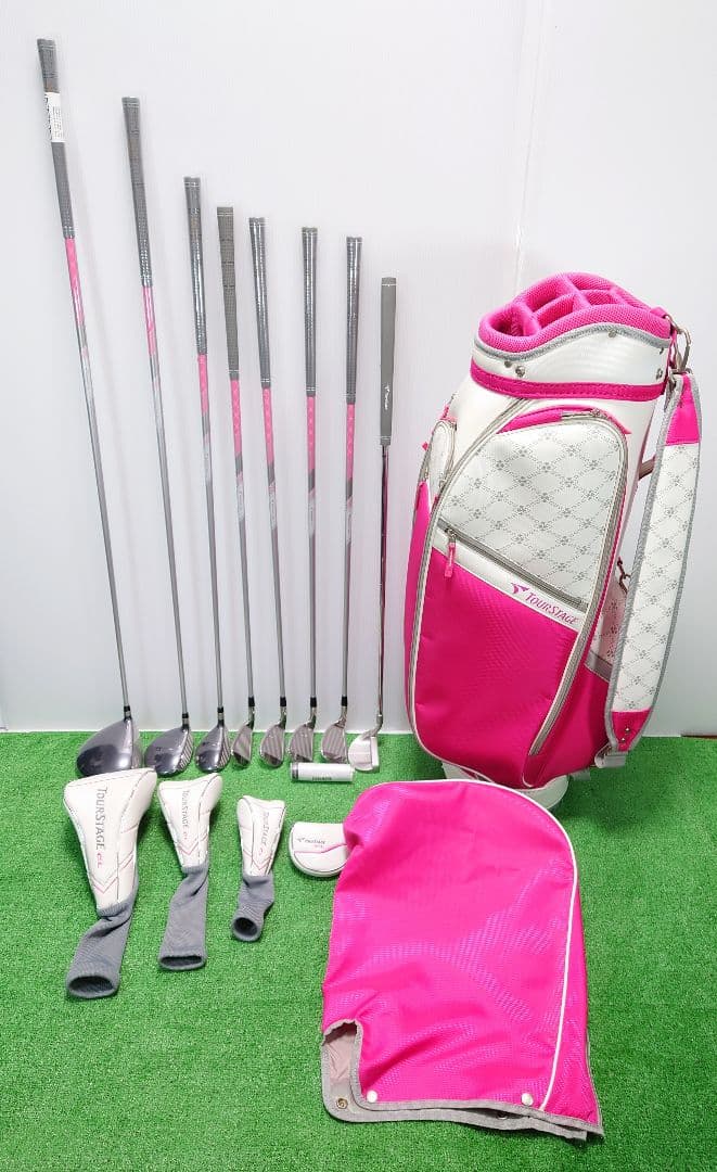 ツアーステージCL レディース ゴルフ8本セット【ほぼ未使用品】