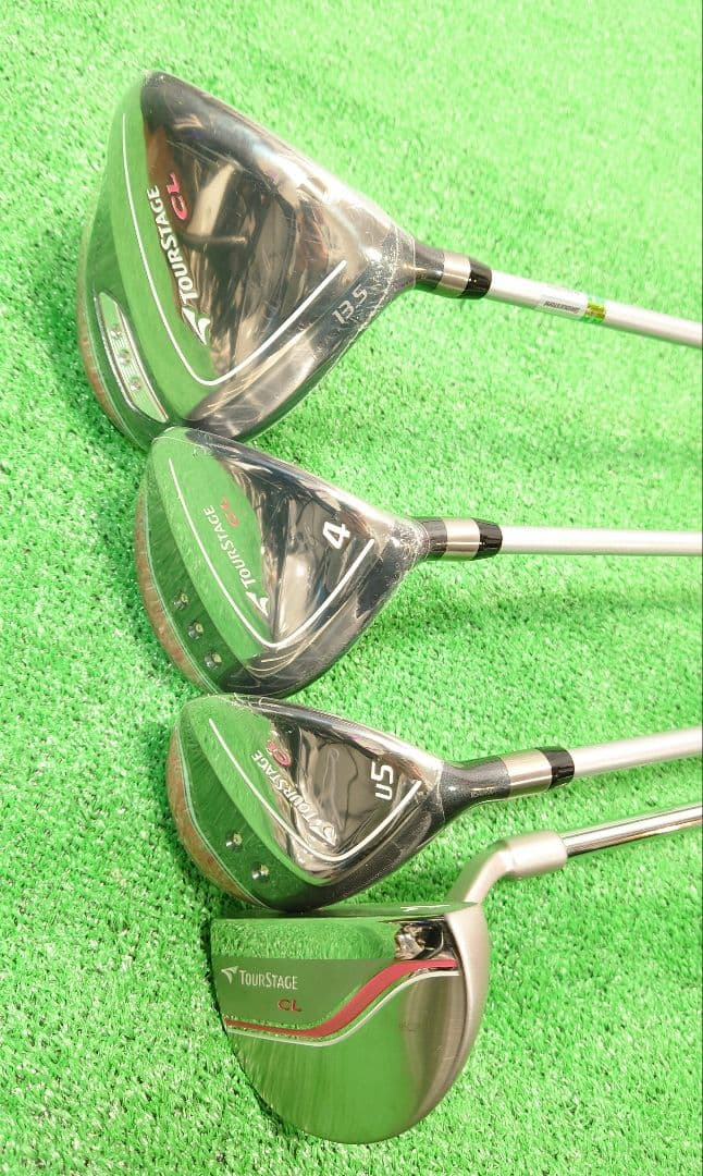 ツアーステージCL レディース ゴルフ8本セット【ほぼ未使用品】