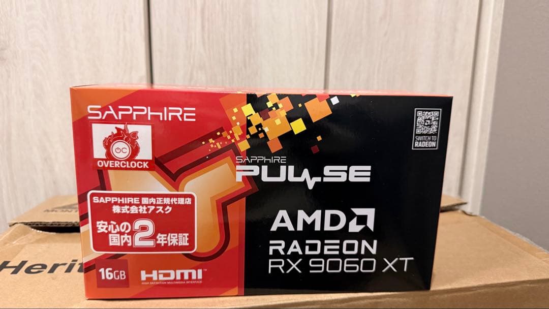 PC Ryzen 77800X3D RX 9060 XT DDR532GBメモリ