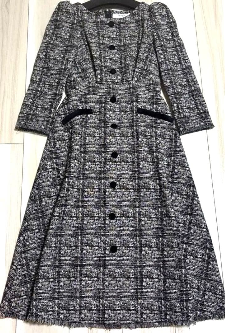Herlipto Classic Tweed MidiDress ハーリップトゥ