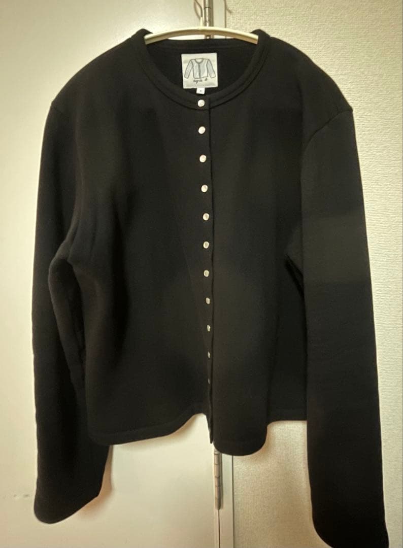美品　agnès b. カーディガンプレッション　大きいサイズ3（L）