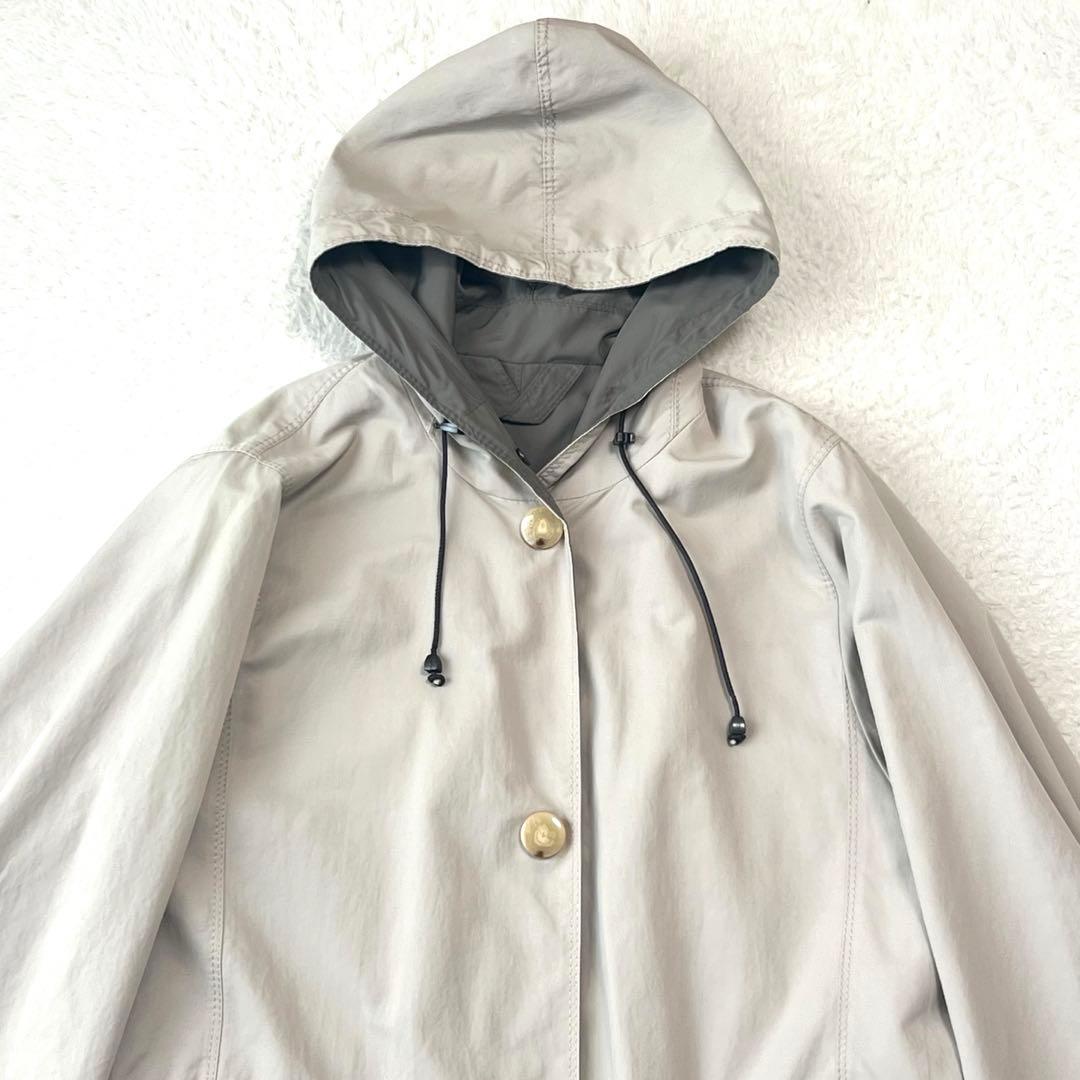 極美品✨マックスマーラ レインコート 撥水加工 リバーシブル 40