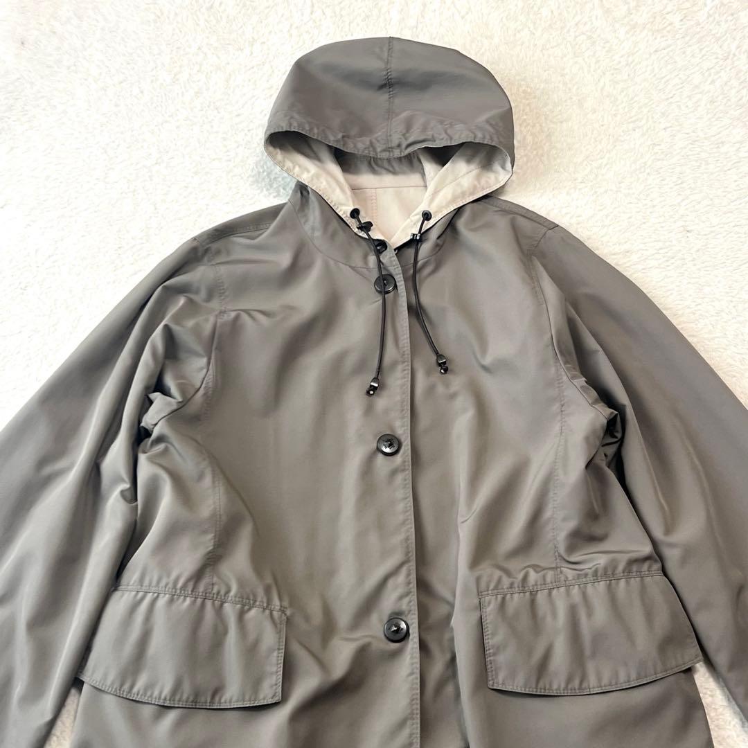 極美品✨マックスマーラ レインコート 撥水加工 リバーシブル 40
