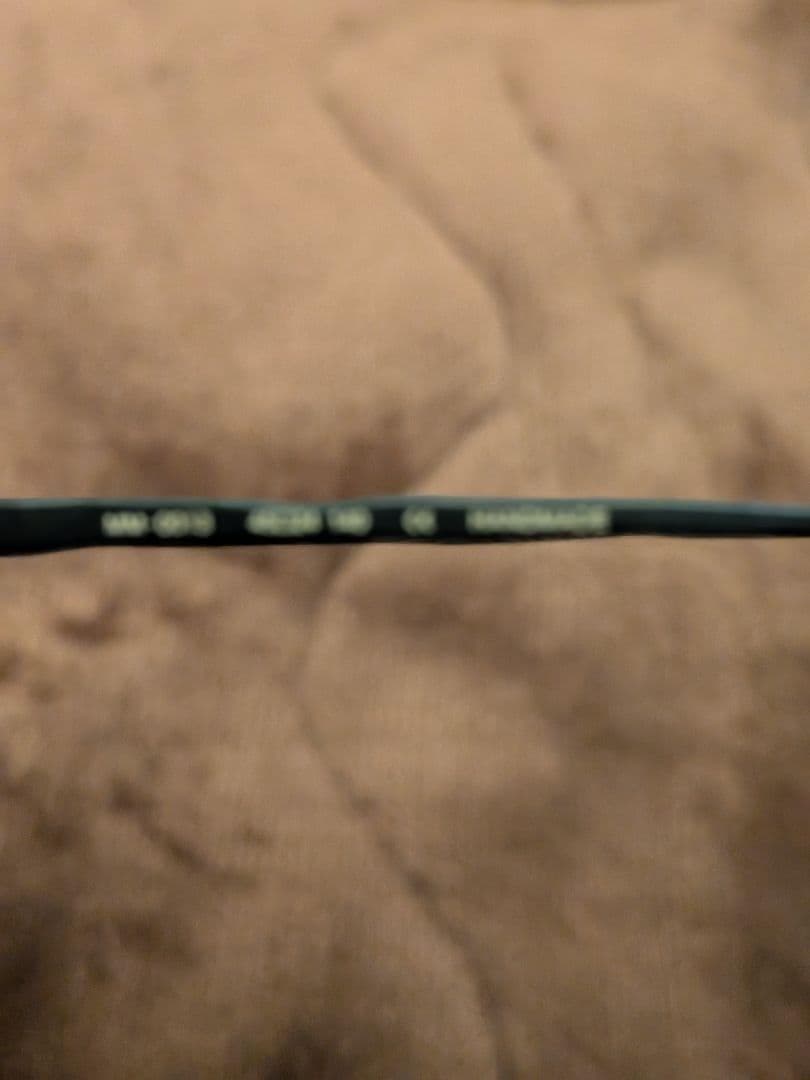 マサヒロマルヤマ MM-0013 ラウンドサングラス ブラック カスタムレンズ