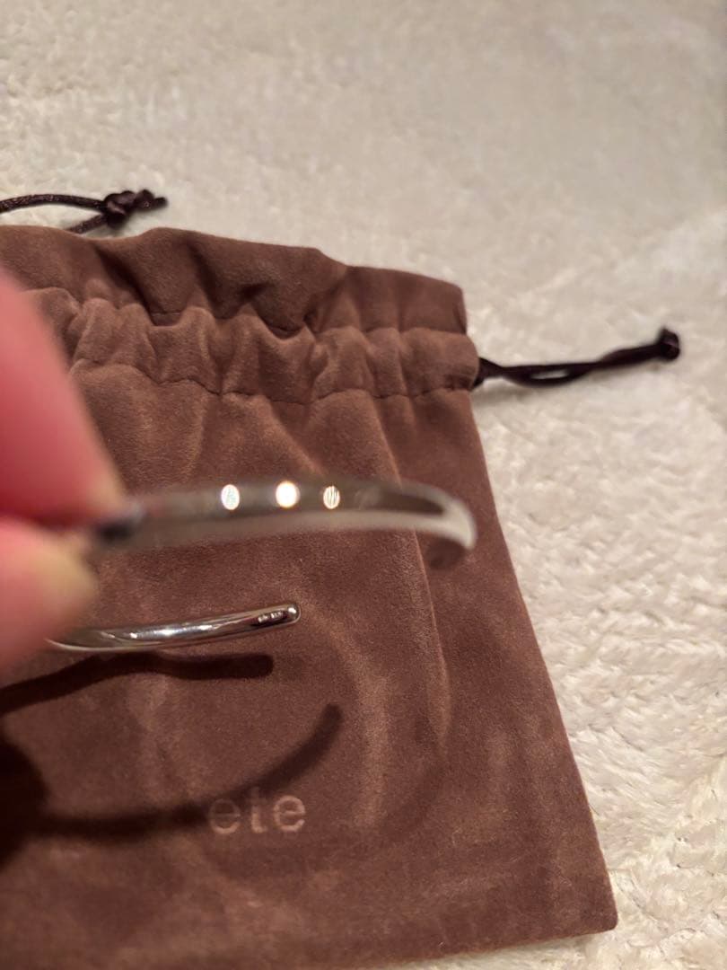 ete シルバーバングル サイズS