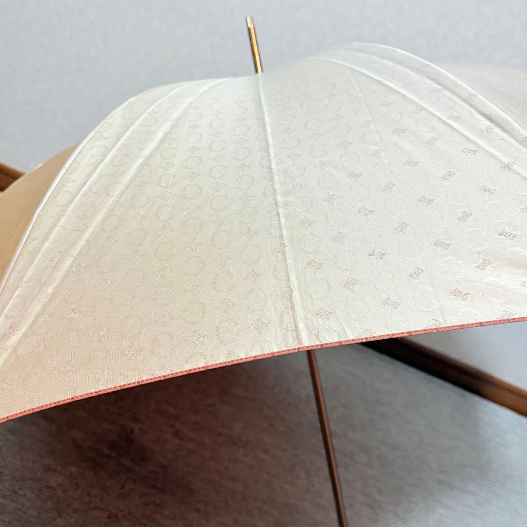 CELINE セリーヌ　Cマカダム　軽量カーボン晴雨兼用長傘