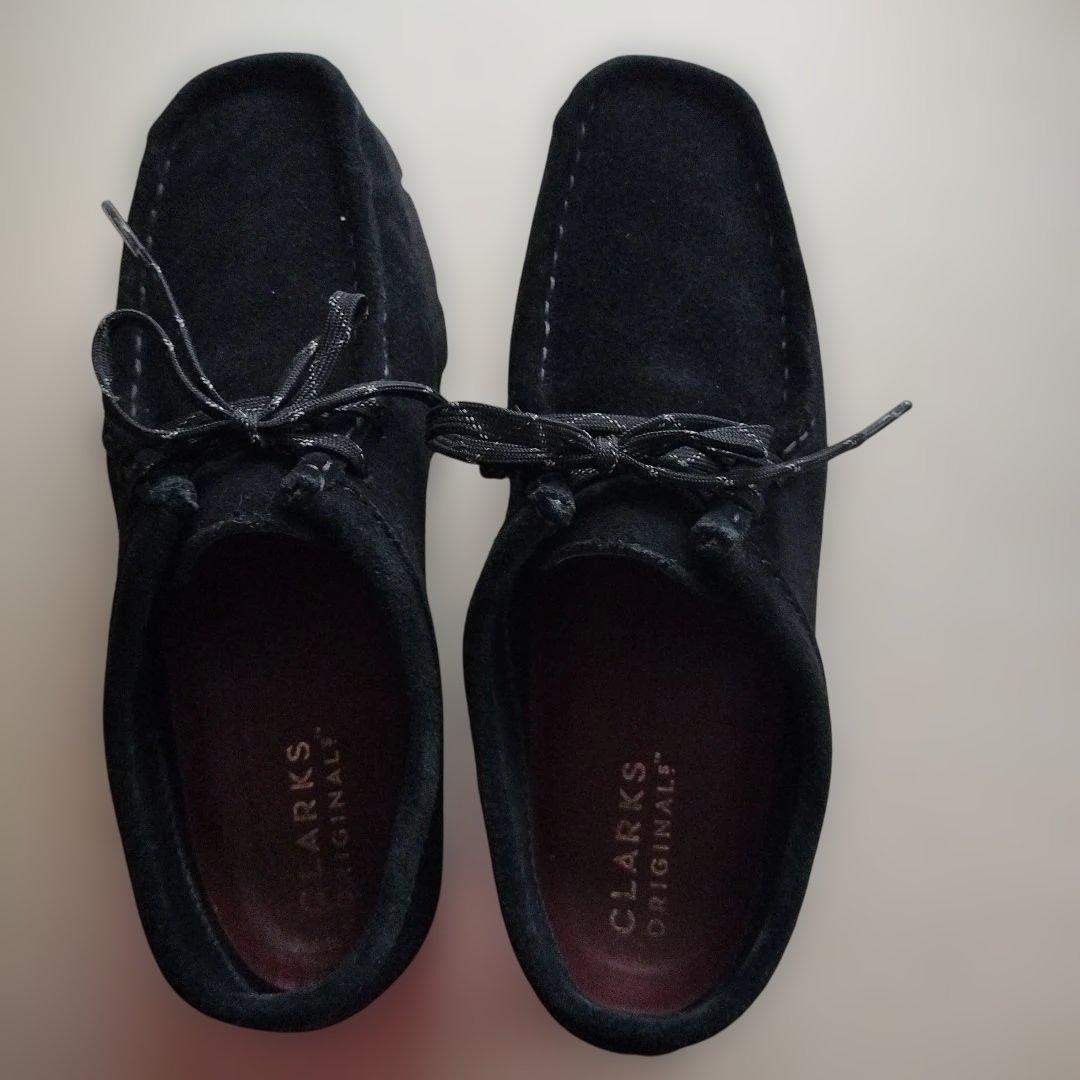 クラークス　ワラビーGORE-TEX Black Sd　５1/2