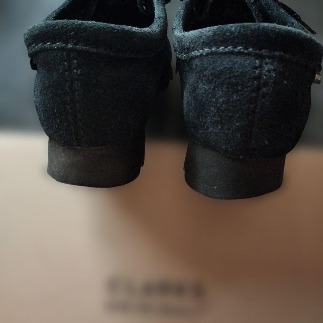 クラークス　ワラビーGORE-TEX Black Sd　５1/2