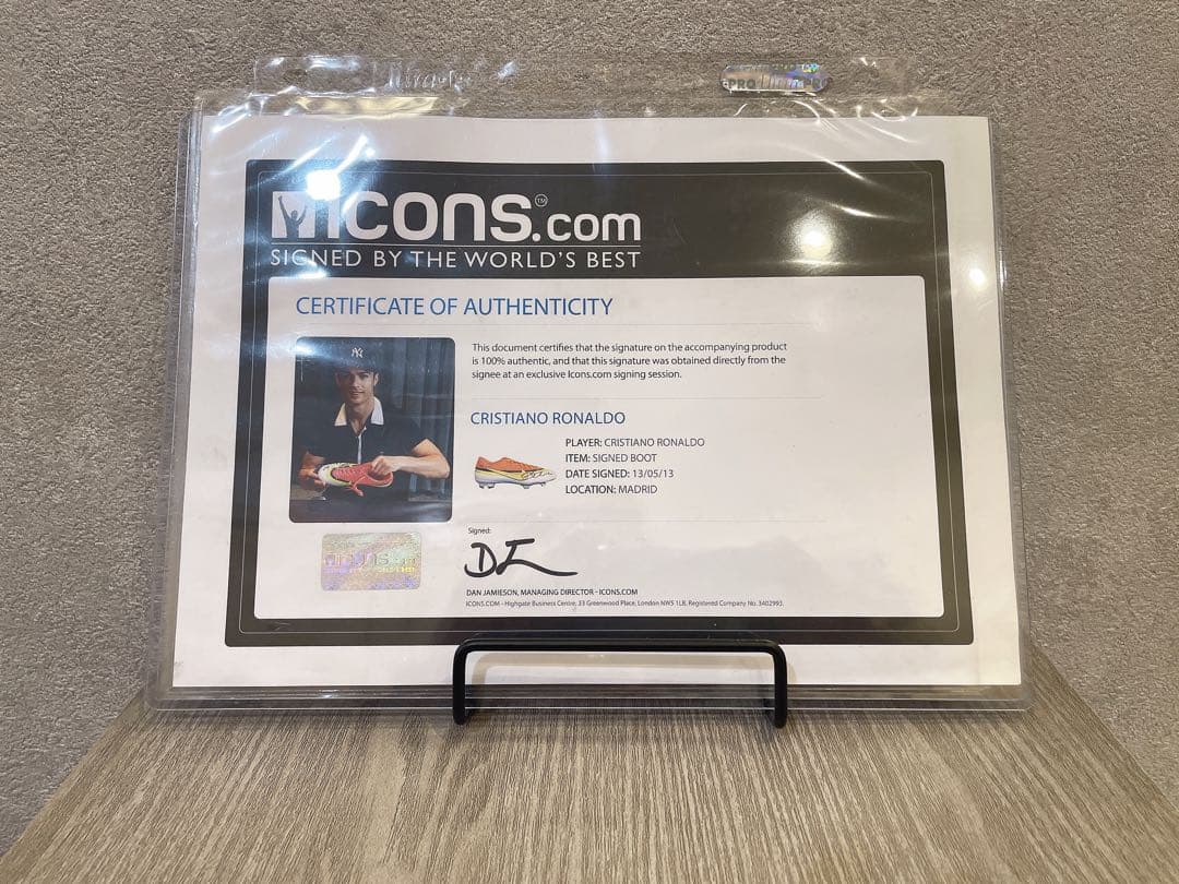クリスティアーノ・ロナウド 直筆サイン cristiano ronaldo