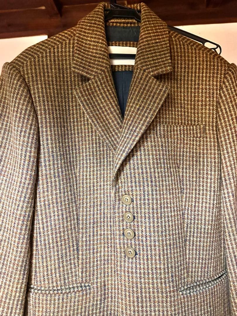 トゥデイフル/ウール100%チェックジャケット38