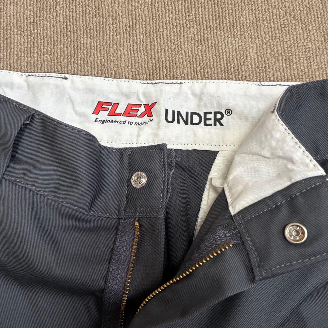アンダーR 別注 ディッキーズ ワークパンツ 32 ワイド グレー ロンハーマン