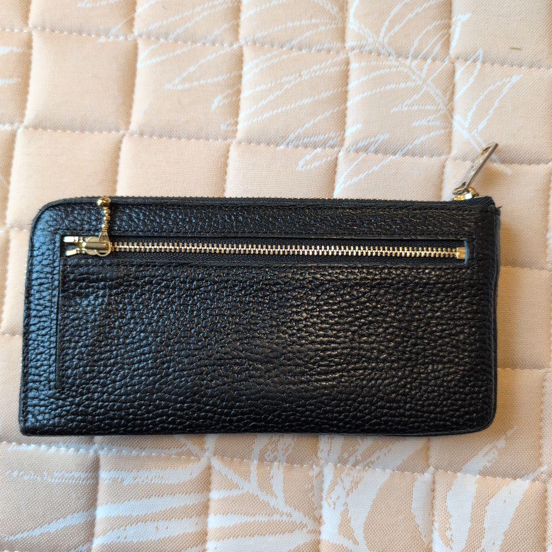 もも★美品★ ADMJ L字ファスナーウォレット グラデーションスワロ