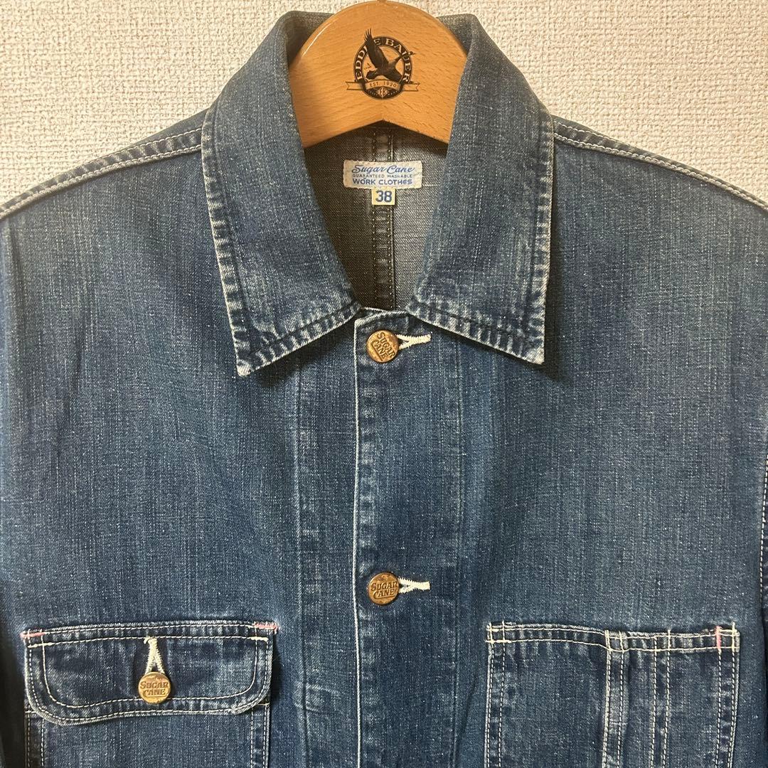 東洋エンタープライズ シュガーケーン デニムカバーオール 38