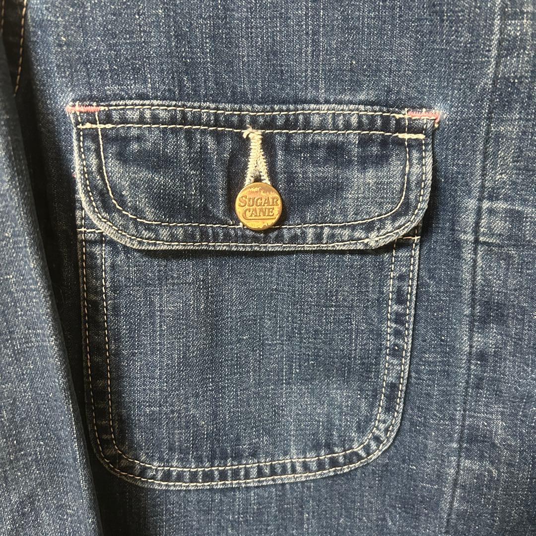 東洋エンタープライズ シュガーケーン デニムカバーオール 38