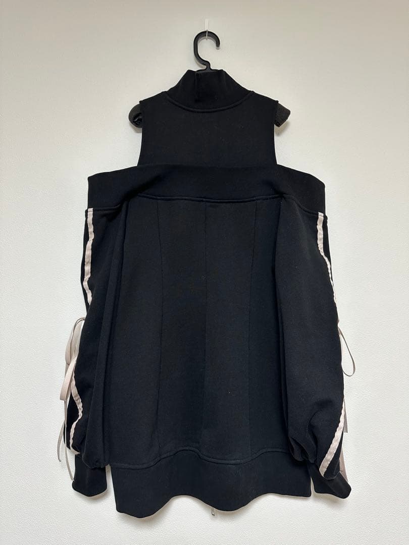 amerge. オフショル長袖ミニ丈ワンピース