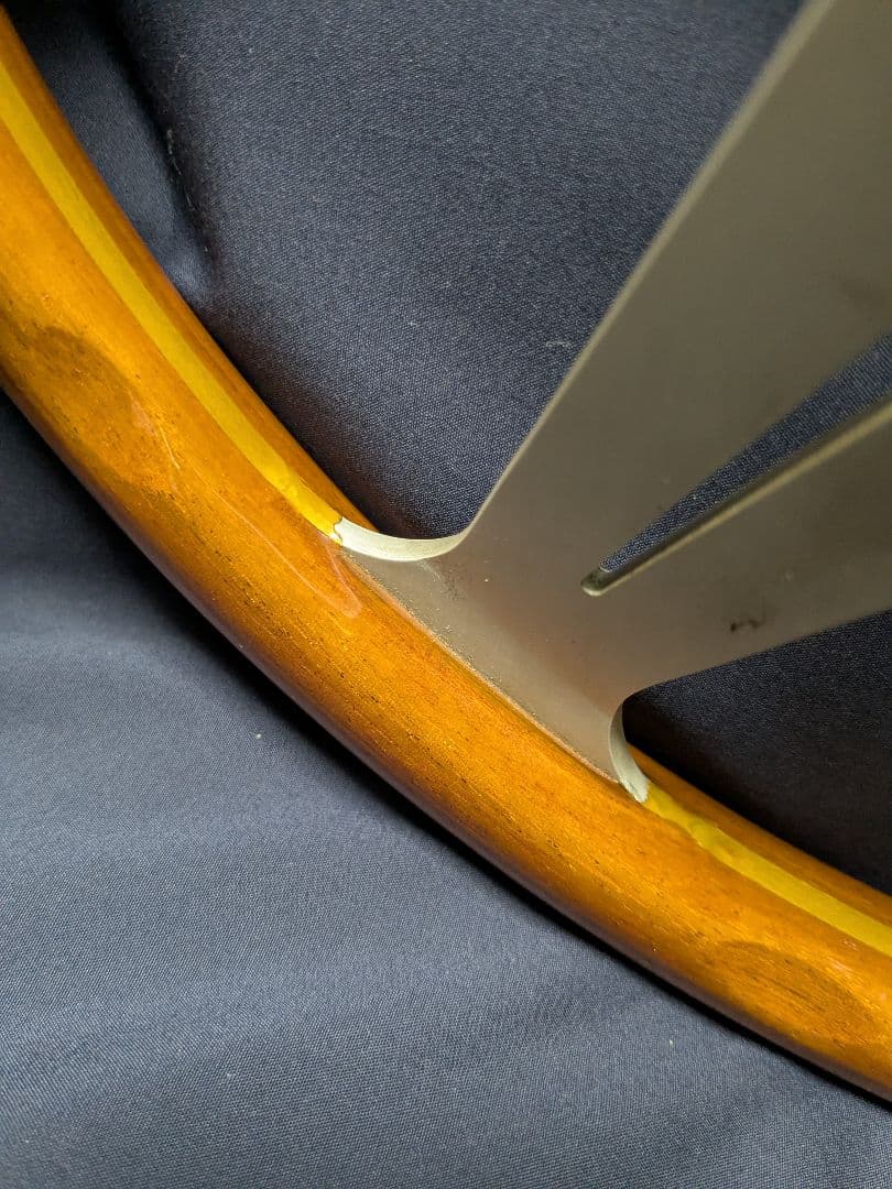 NARDI ウッドステアリングホイール 36cm ホーンボタン付 オールド品