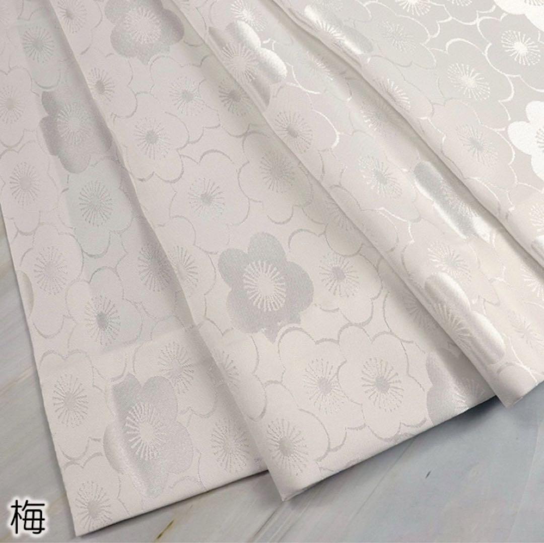 【 替袖 梅 】 衿秀　き楽っく　白　Lサイズ セット　袷用　地紋 替袖付