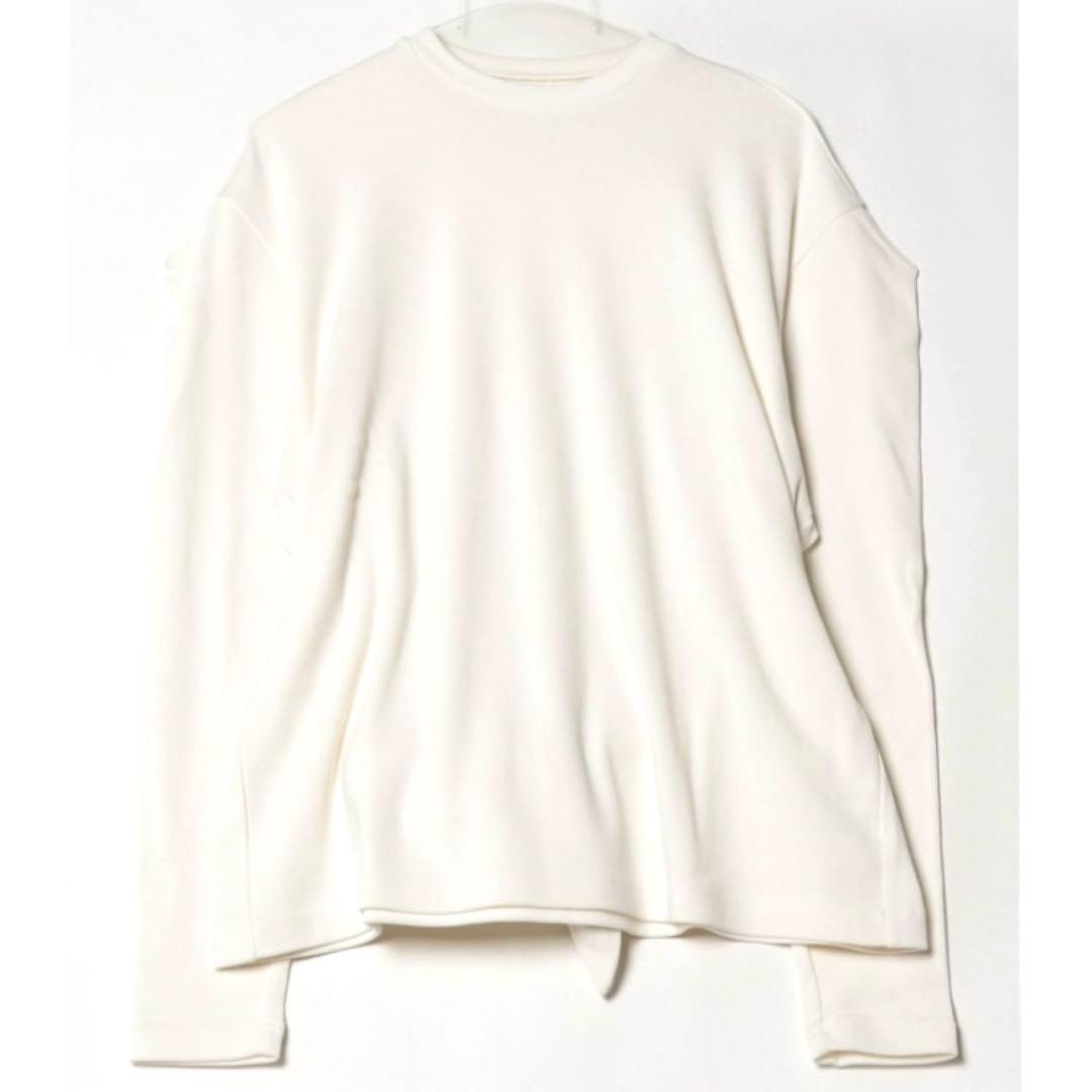 [6(ROKU)] コットン パワーショルダー スリーブ プルオーバー