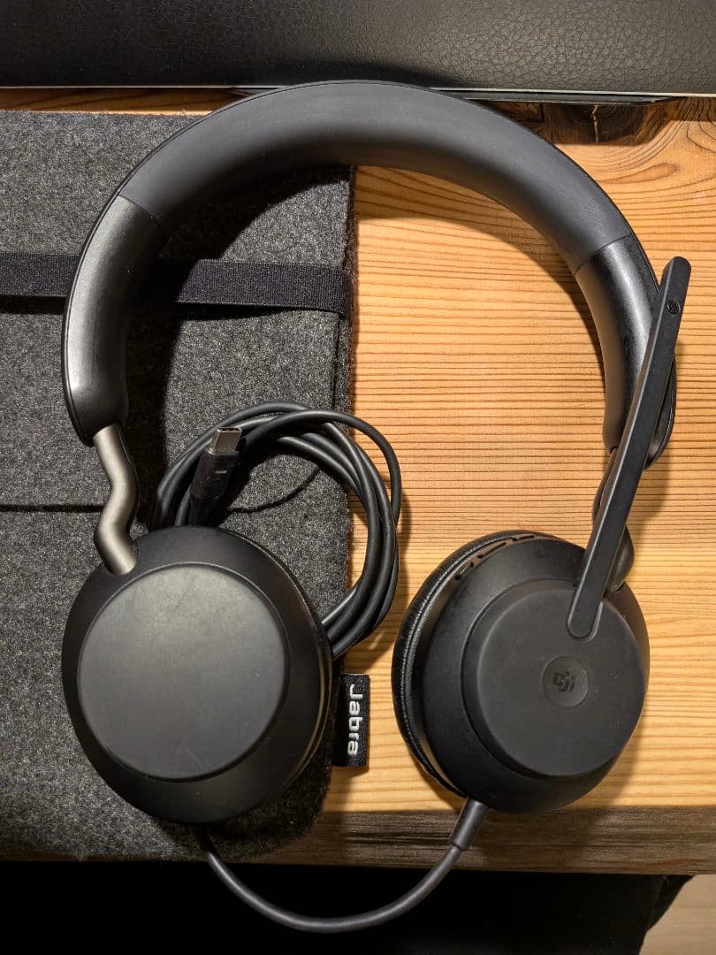 Jabra evolve2 40 有線ヘッドセット ブラック