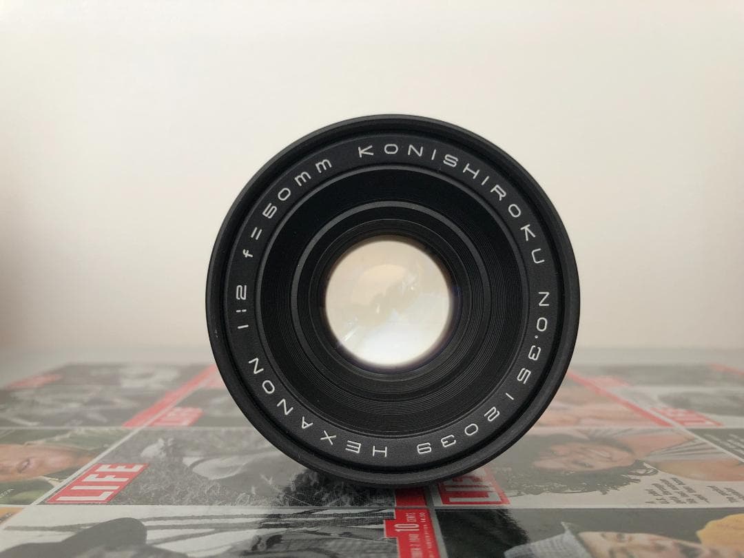 ★レア★ 小西六 HEXANON 50mm F2.0 LMマウント改造レンズ