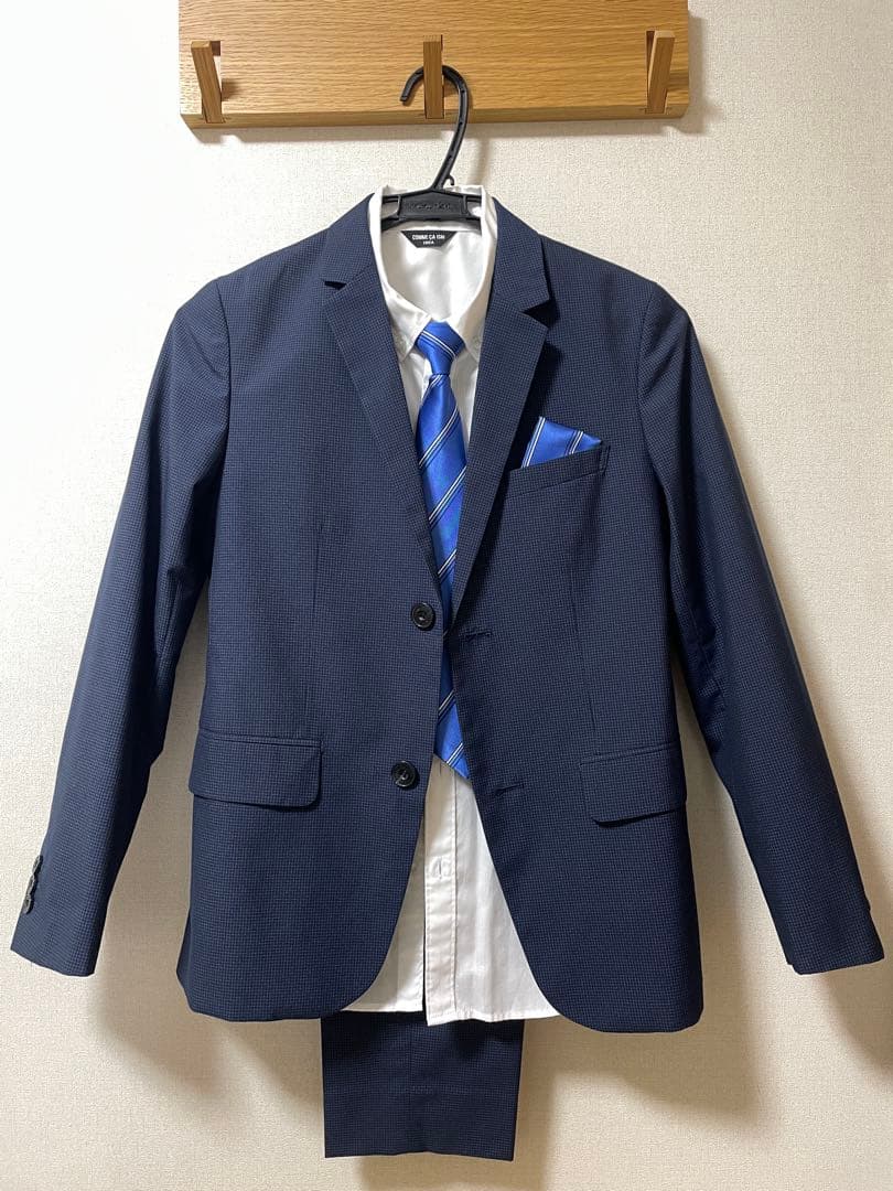 【卒業式におすすめ/スーツ・シャツ一式】COMME CA ISM 160サイズ