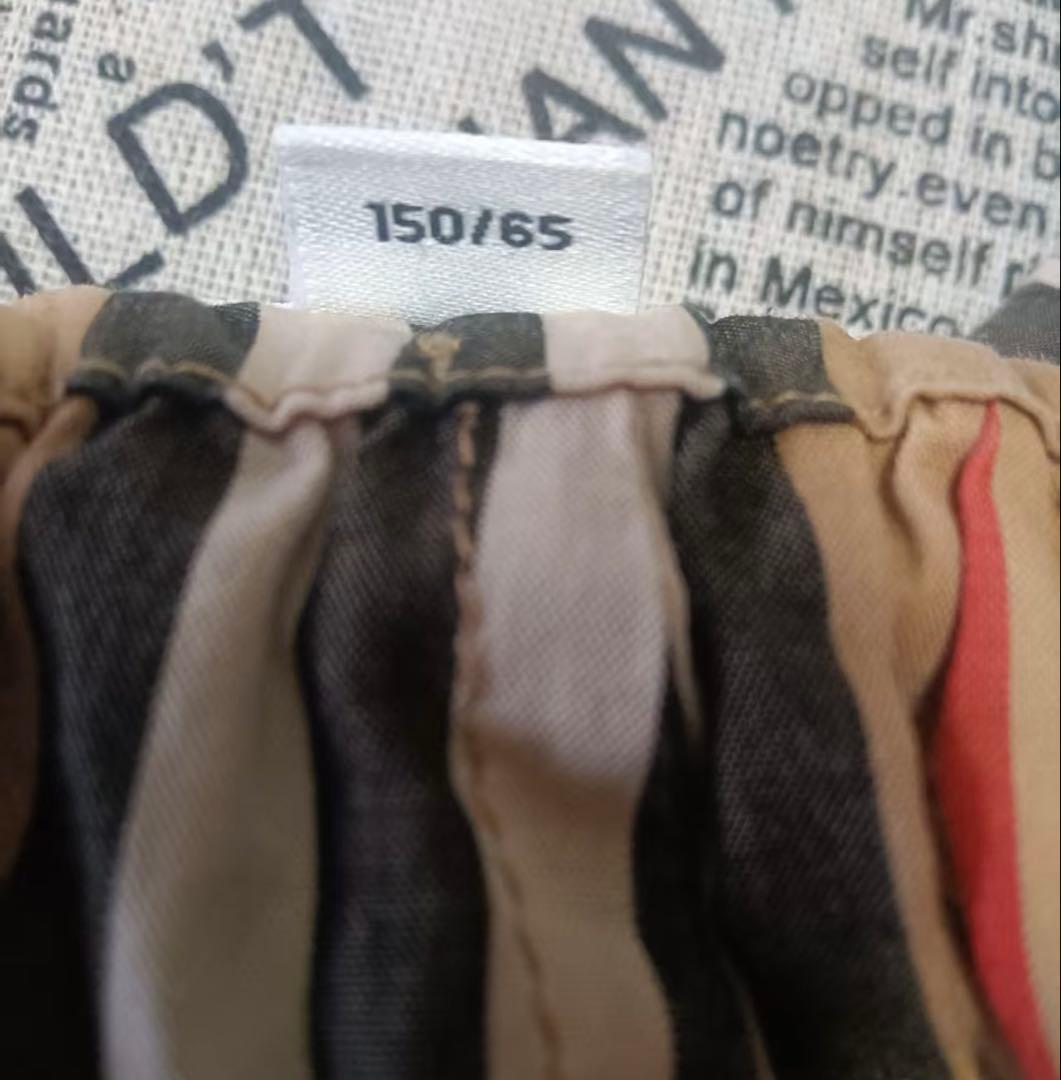 バーバリー　チルドレン ストライプ　パンツ　長ズボン　ワイドパンツ　12Y