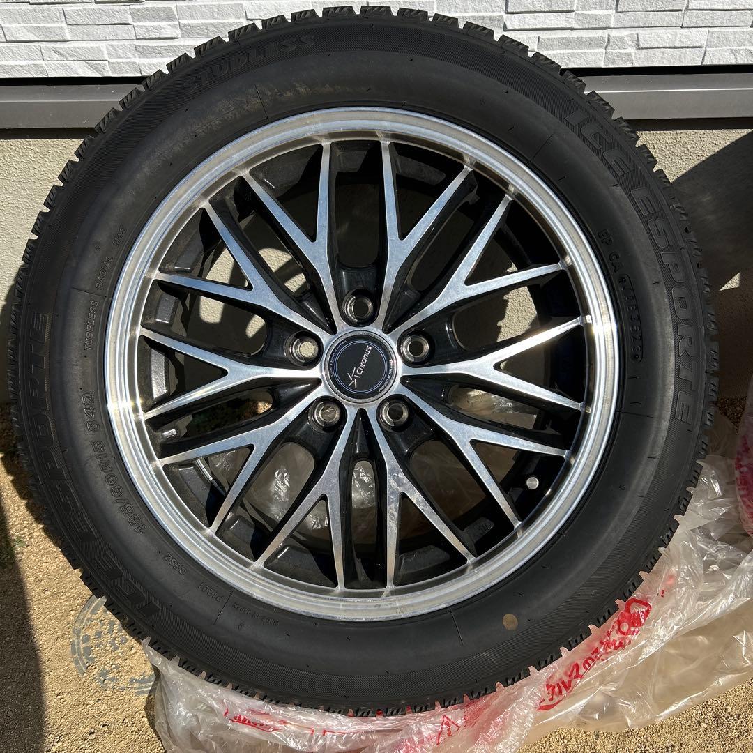 15インチ スタッドレスタイヤホイール4本セット