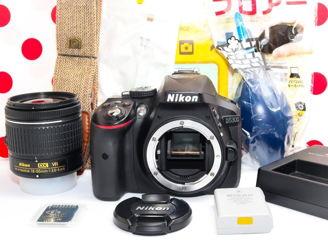 Nikon D5300❤Wi-Fi搭載&自撮り可❤超高画質❤一眼レフカメラ